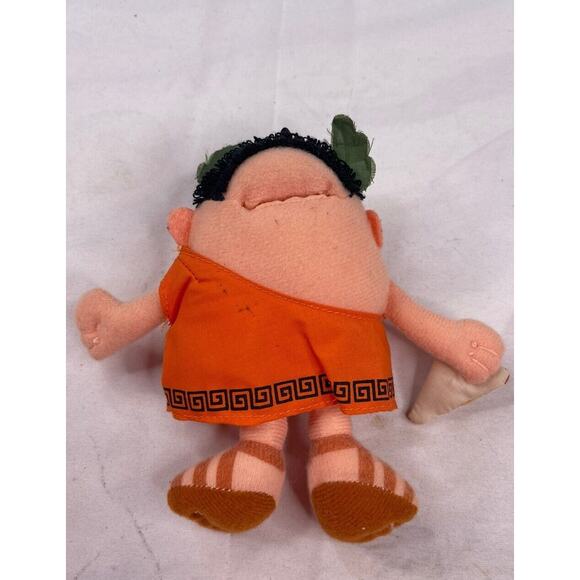 1990 Little Caesars Pizza Finger Puppet Promo Advertising Stuffed Plush Toy 5" A - Picture 3 of 6